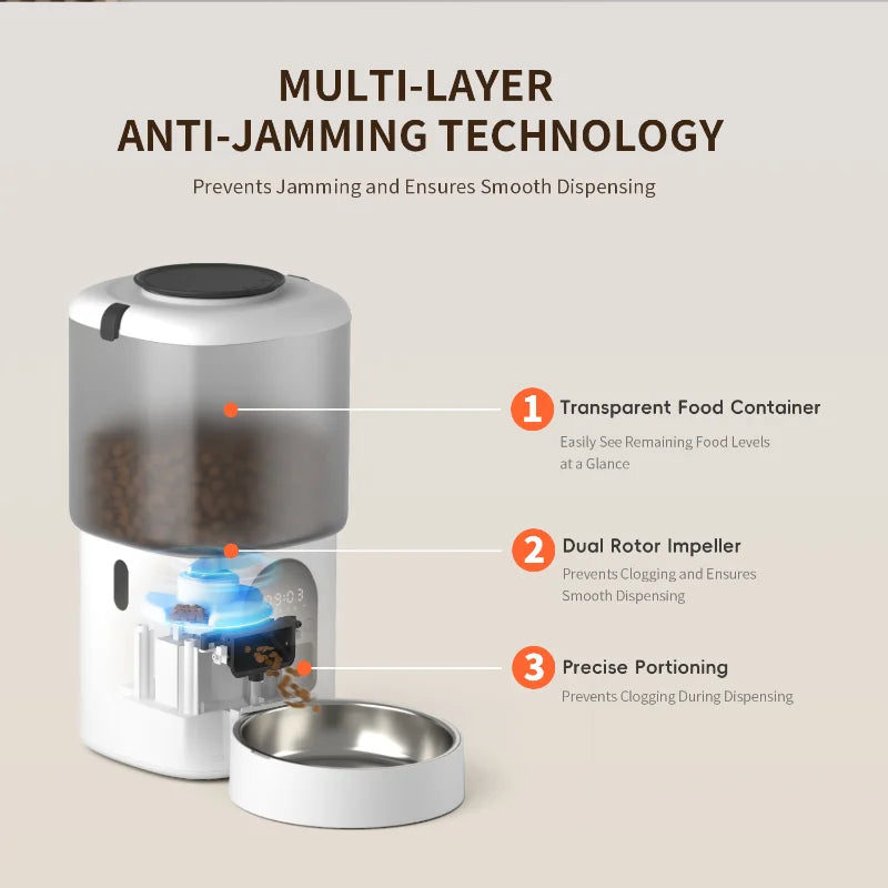 Pet Products Supplier 2 In 1 Pet Water Drinking Fountain Dog Food Bowl Wifi Smart Automatic Cat Pet Feeder With Camera