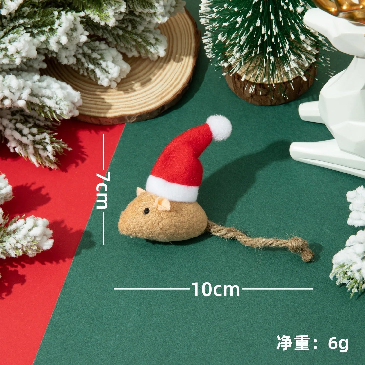 Cat Toys Christmas Pet Supplies Catnip Mice Cat Interactive Toys Cat Supplies Dog Accessories for Small Dog