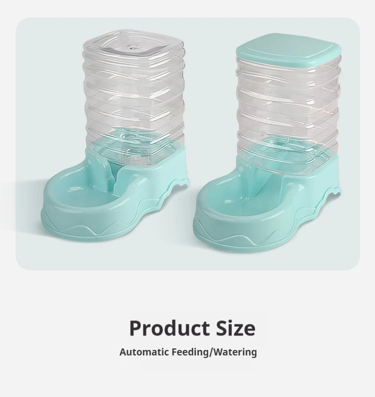 Pet Automatic Feeder Pet Feeder Bowls Automatic Water Dispenser Cat Bowl Dog Bowl Large Capacity Storage Barrel Pet Supplies