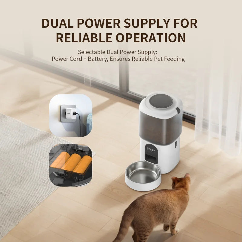 Pet Products Supplier 2 In 1 Pet Water Drinking Fountain Dog Food Bowl Wifi Smart Automatic Cat Pet Feeder With Camera