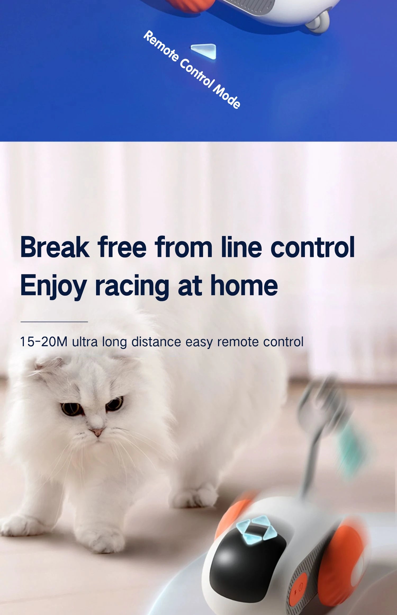 Smart Car Cat Toy Interactive Cat Toy Ball Automatic Rolling Remote Control Toy Car Indoor Cat Accessories Pet Kitten Supplies