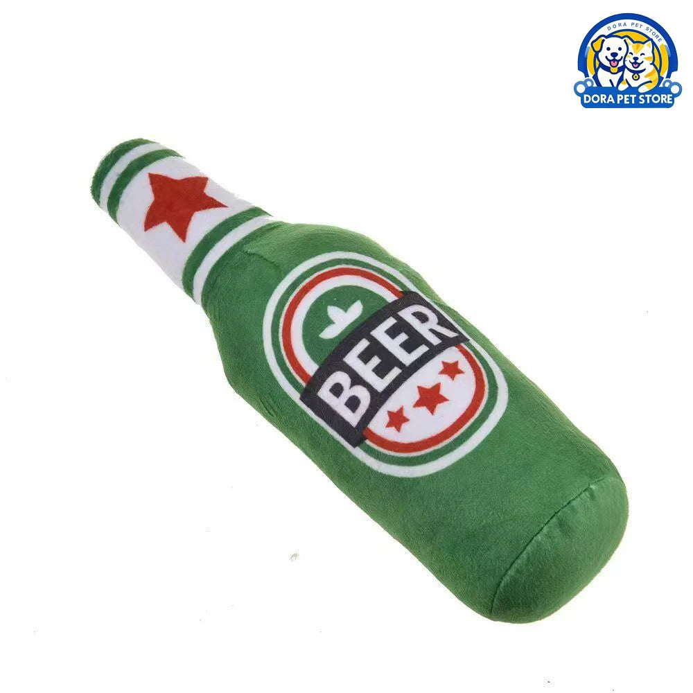 Pet supplies simulation beer vodka whiskey bottle BB call pet dog cat companionship pet toys