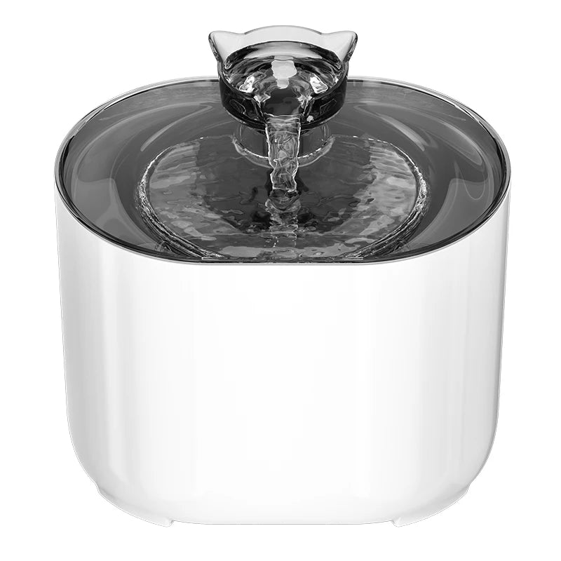 Smart Pet Water Dispenser with Activated Carbon Filter USB Powered Automatic Cat Dog Drinker Motion Sensor Silent Water Bowl