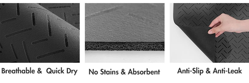 Pet Feeding Dropshipping Pet Placemat for Food and Water Bowl, with Waterproof Rubber Backing, Quick Dry Water Mat for Dog Cat