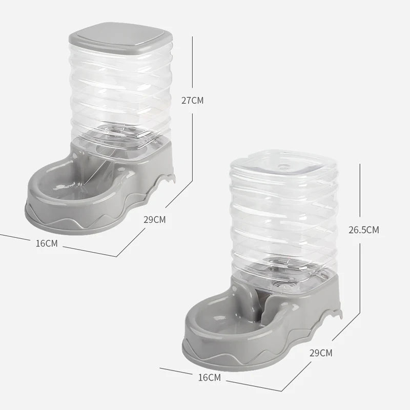 Pet Automatic Feeder Pet Feeder Bowls Automatic Water Dispenser Cat Bowl Dog Bowl Large Capacity Storage Barrel Pet Supplies