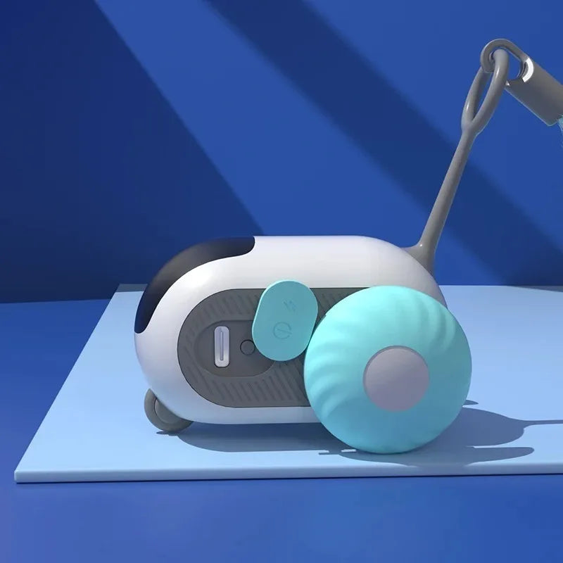 Smart Car Cat Toy Interactive Cat Toy Ball Automatic Rolling Remote Control Toy Car Indoor Cat Accessories Pet Kitten Supplies