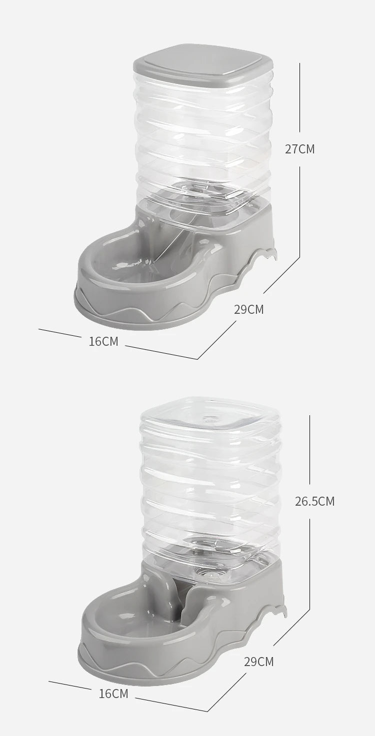 Pet Automatic Feeder Pet Feeder Bowls Automatic Water Dispenser Cat Bowl Dog Bowl Large Capacity Storage Barrel Pet Supplies