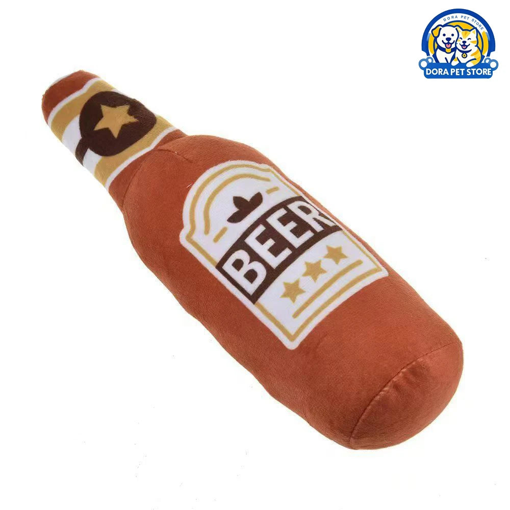 Pet supplies simulation beer vodka whiskey bottle BB call pet dog cat companionship pet toys